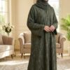 Green elegance Abaya