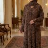 Double chiffon Abaya