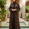 Double chiffon Abaya